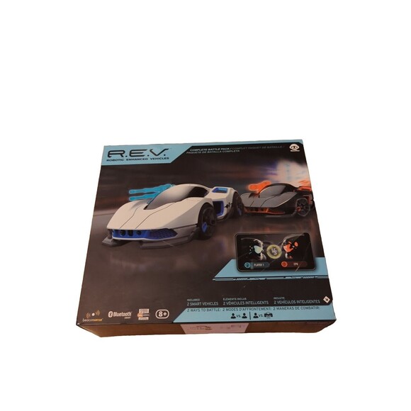 WowWee REV Robotic Enhanced Vehicles Complete Battle Pair of Cars Bluetooth - Picture 1 of 16